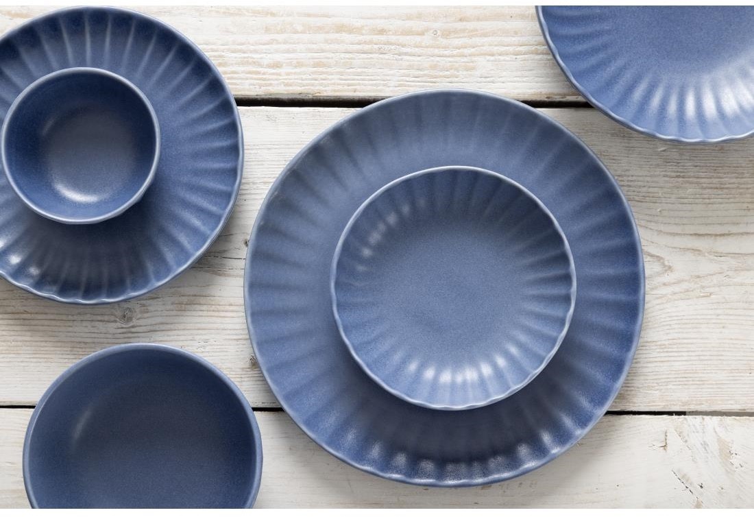  Olympia Bols profonds Corallite bleus 150x65mm (lot de 6) 