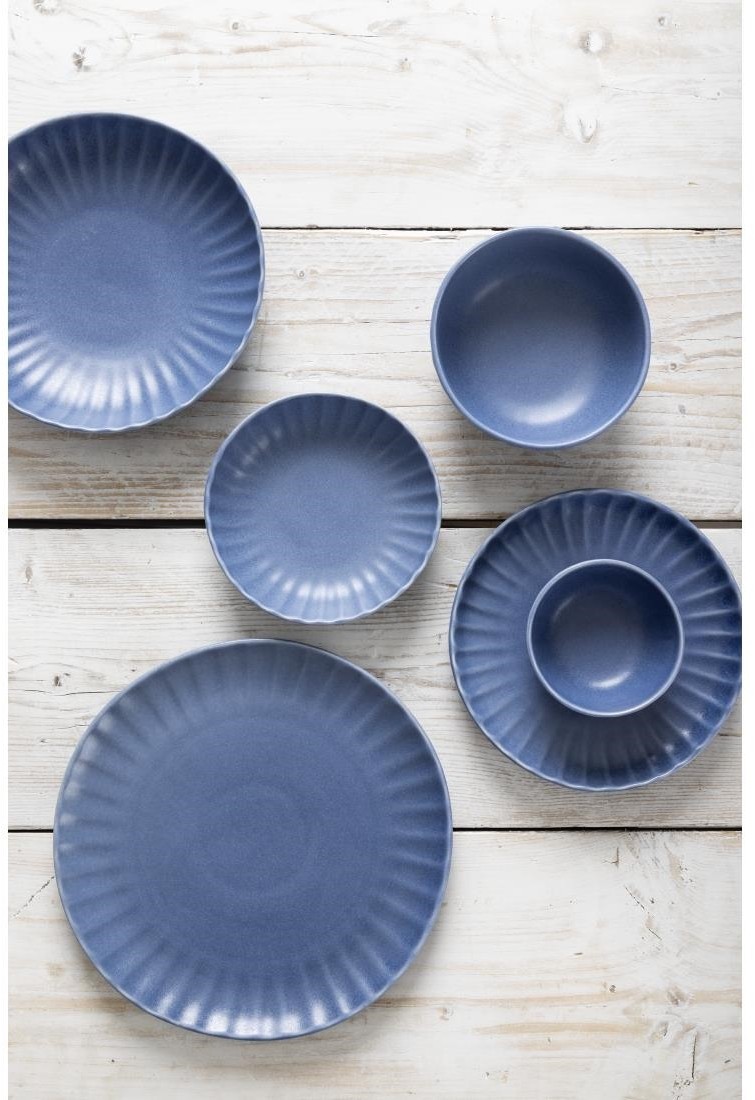  Olympia Bols profonds Corallite bleus 150x65mm (lot de 6) 