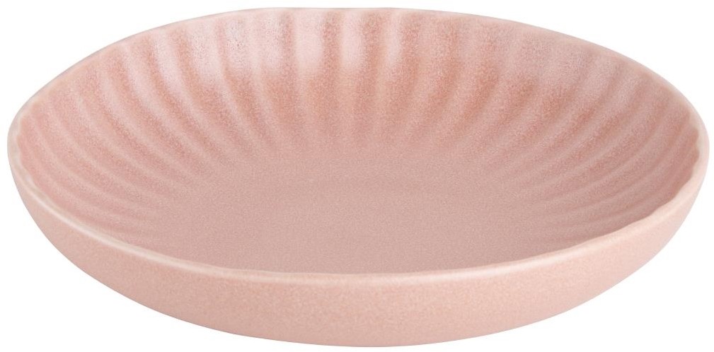  Olympia Assiettes calottes Corallite p&ecirc;che 220x50mm (lot de 6) 