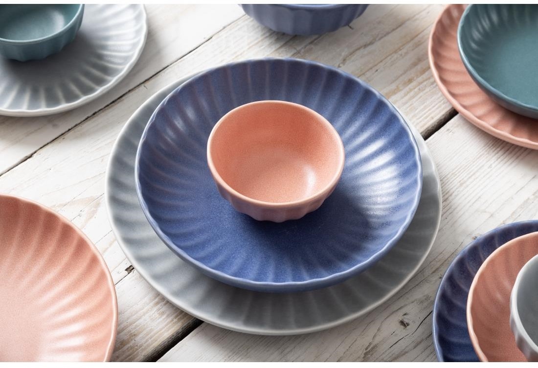  Olympia Bols profonds Corallite p&ecirc;che 105x55mm (lot de 12) 