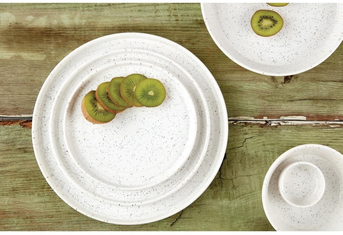  Olympia Pots &agrave; sauce blanc mouchet&eacute; Cavolo 67mm (lot de 12) 