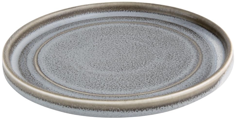  Olympia Assiettes plates rondes Cavolo anthracite 180mm (lot de 4) 