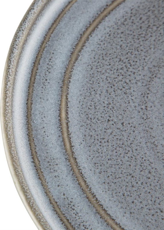  Olympia Assiettes plates rondes Cavolo anthracite 270mm (lot de 4) 