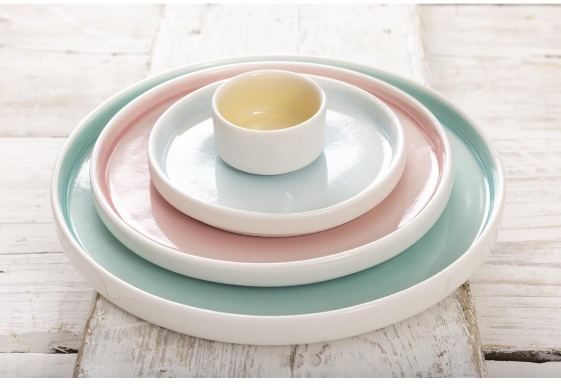  Olympia Assiettes Fondant vertes 270mm (lot de 4) 