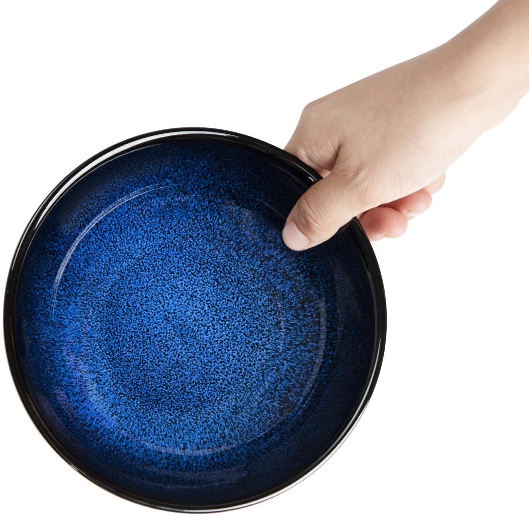  Olympia Bols plats Luna bleu nuit 160 mm (lot de 6) 