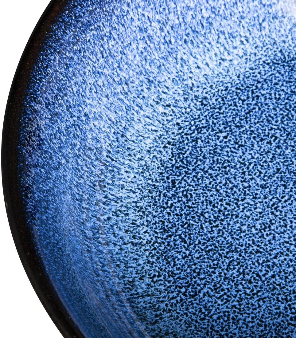  Olympia Bols plats Luna bleu nuit 210 mm (lot de 4) 