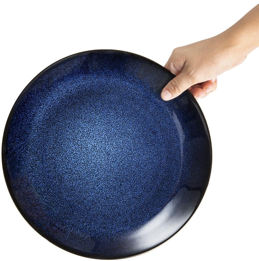  Olympia Assiettes creuses Luna bleu nuit 255 mm (lot de 4) 