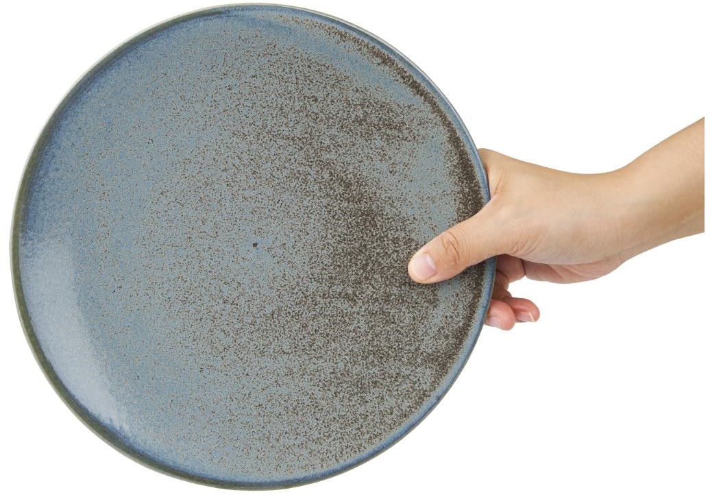  Olympia Assiettes plates Ember Blue 230mm (lot de 6) 