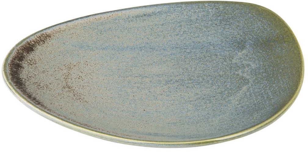 Olympia Assiettes triangulaires Ember Blue 250mm (lot de 6) 