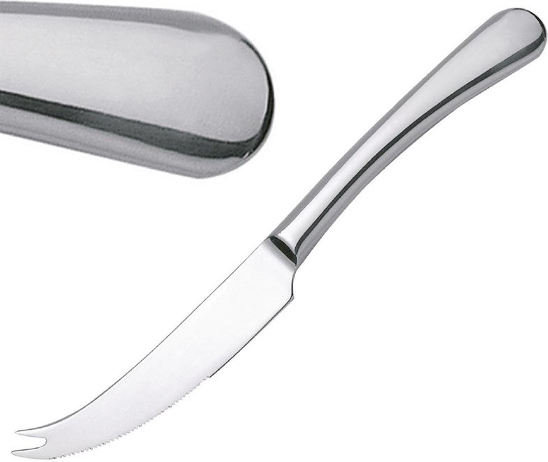  Abert Couteaux &agrave; fromage &agrave; deux dents Coltello (lot de 12) 