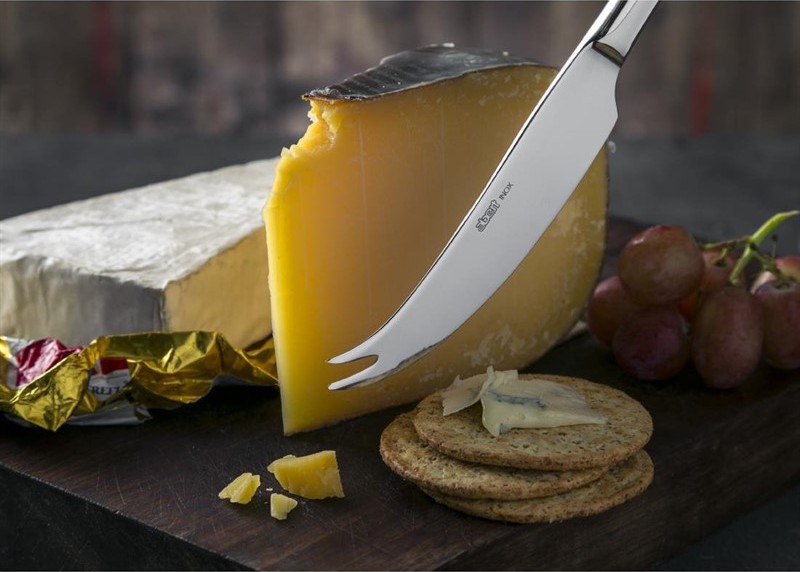  Abert Couteaux &agrave; fromage &agrave; deux dents Coltello (lot de 12) 