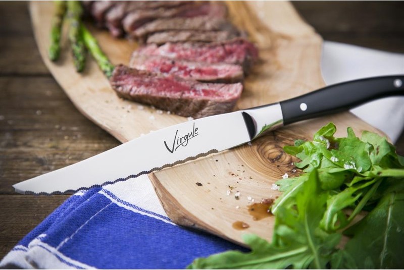  Amefa Couteaux à steak Virgule (lot de 12) 