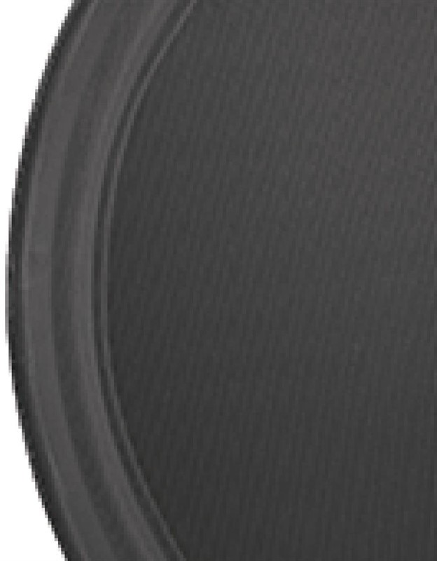  Kristallon Plateau antid&eacute;rapant en plastique rond noir 356mm 