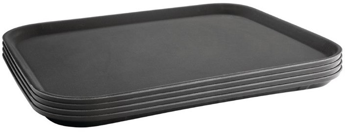  Kristallon Plateau antid&eacute;rapant en plastique rectangulaire 380 x 510mm 