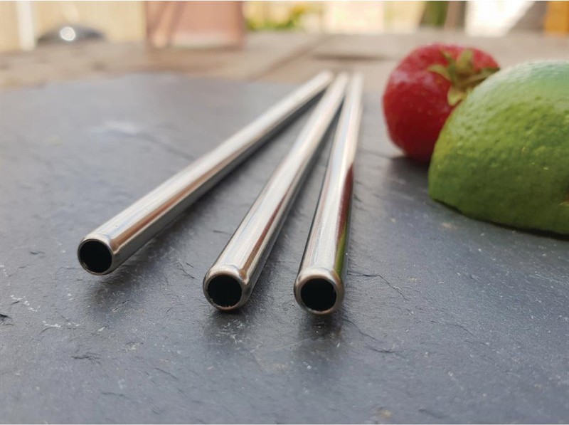  Gastronoble Pailles en inox Beaumont 215mm (lot de 25) 