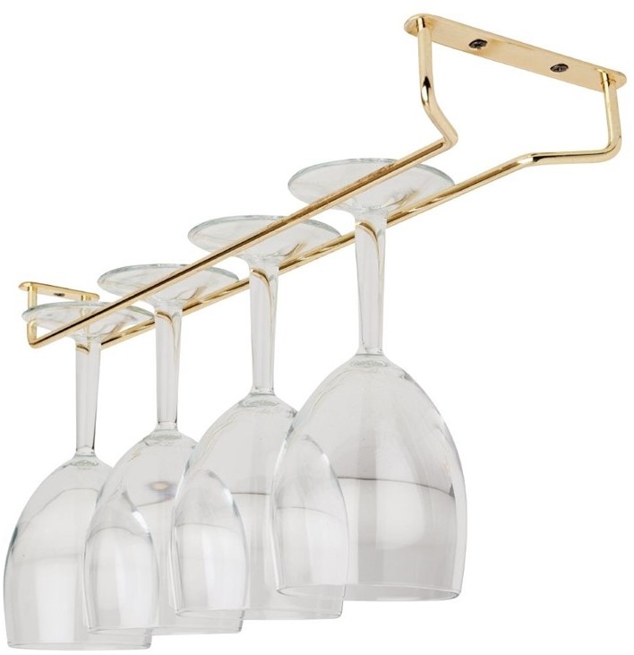  Gastronoble Support verres &agrave; pied en laiton 410mm 