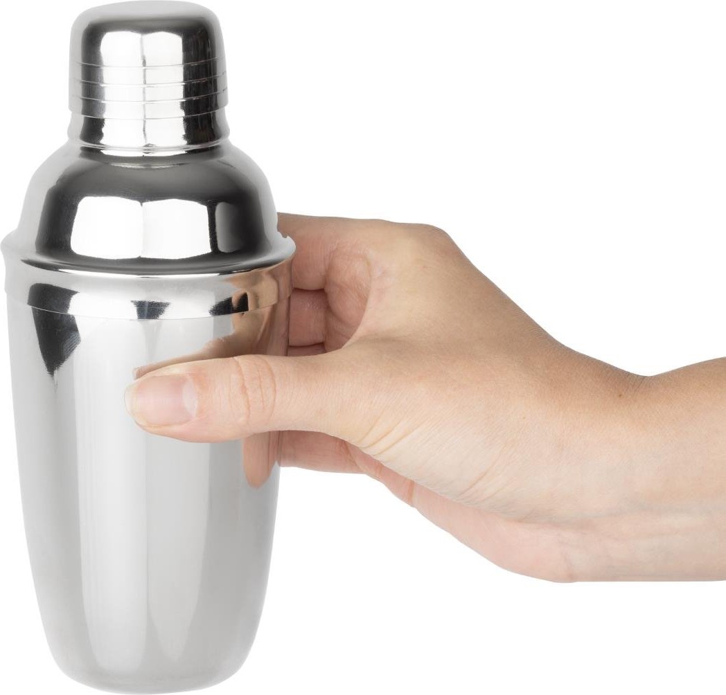  Olympia Mini shaker &agrave; cocktail en acier inoxydable 3 pi&egrave;ces 300ml 