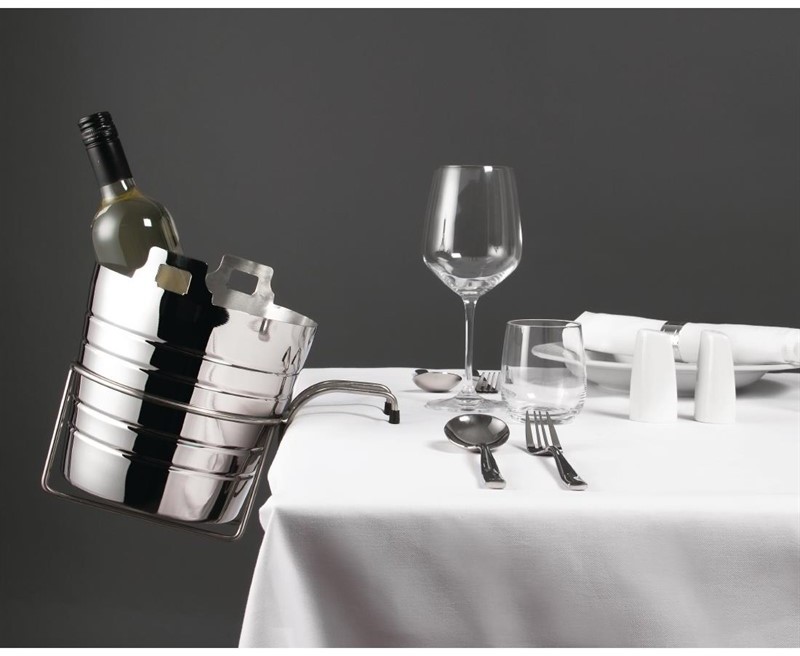  Olympia Seau &agrave; vin et champagne en inox poli Olympia 