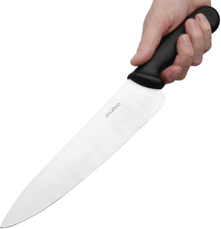  Hygiplas Couteau de cuisinier noir 255mm 