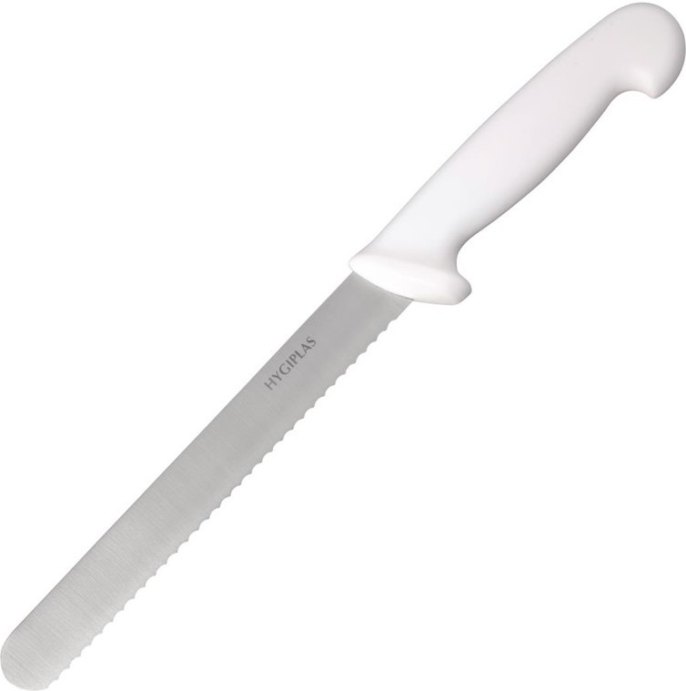  Hygiplas Couteau &agrave; pain blanc 205mm 