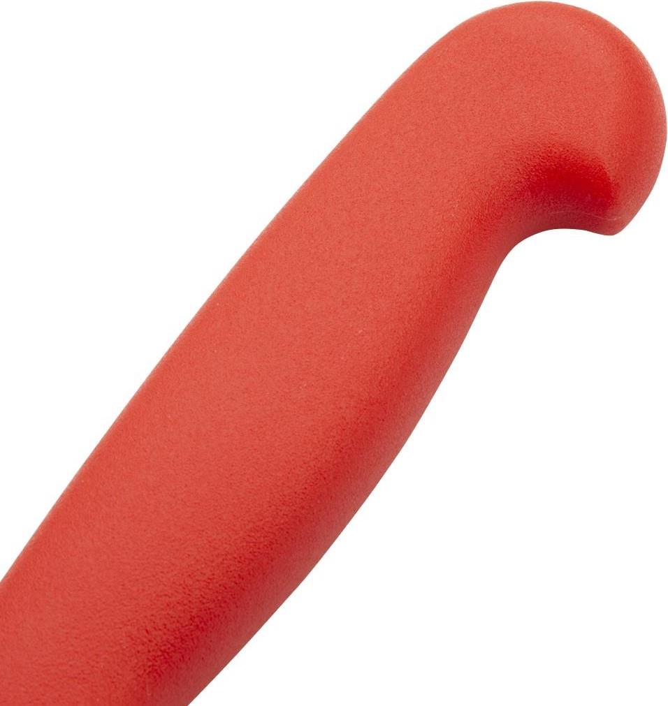  Hygiplas Couteau &agrave; trancher dent&eacute; rouge 30cm 