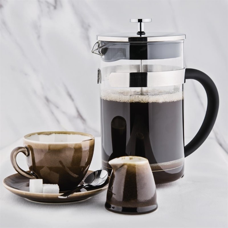  Olympia Cafeti&egrave;re &agrave; piston en acier inoxydable 12 tasses 