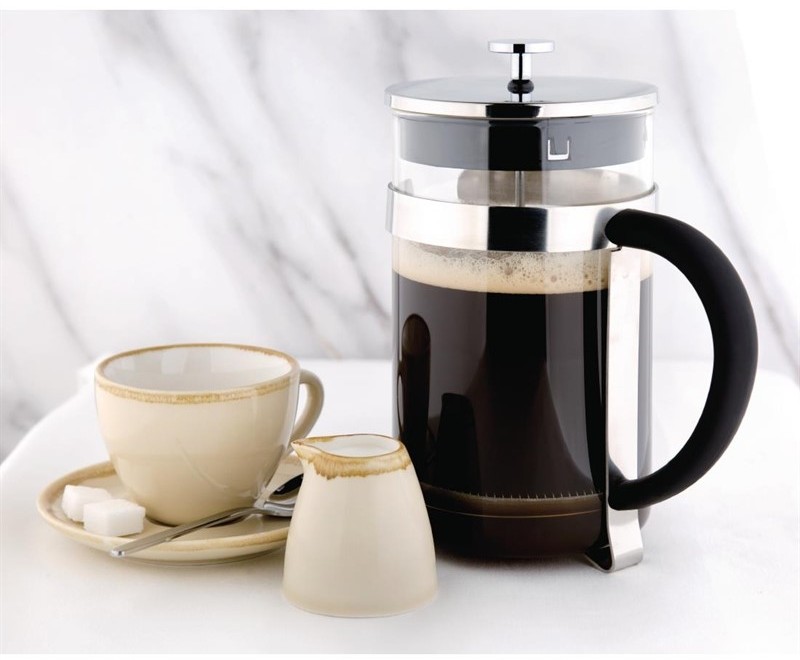  Olympia Cafeti&egrave;re &agrave; piston en acier inoxydable 12 tasses 