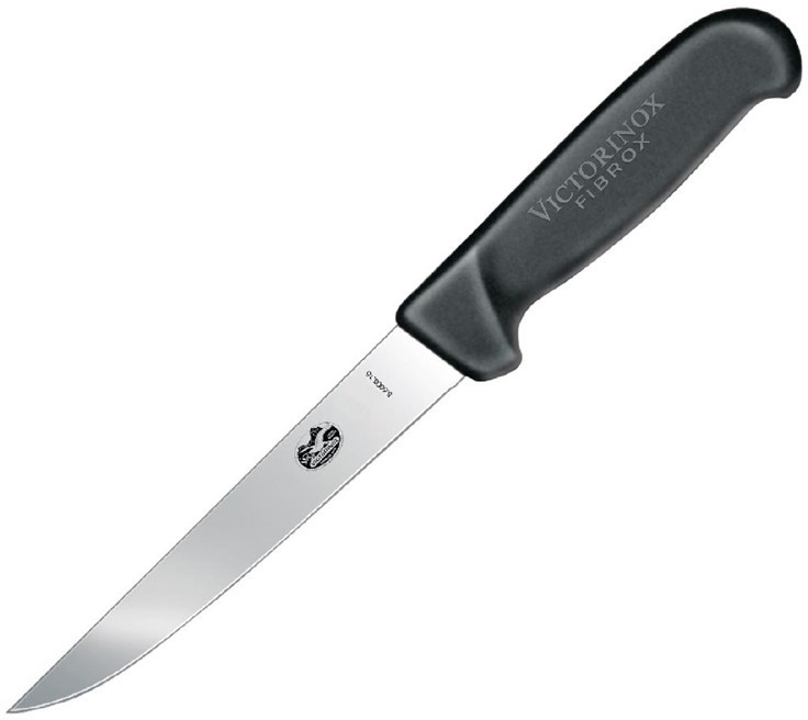  Victorinox Couteau &agrave; d&eacute;sosser droit Fibrox 125mm 