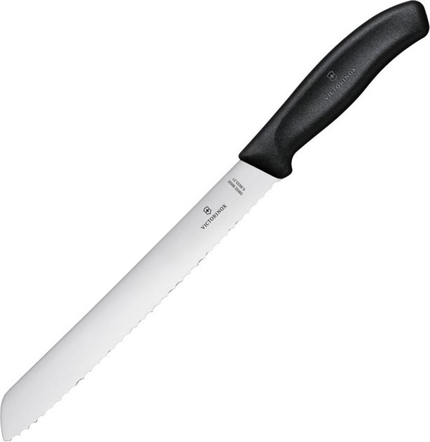  Victorinox Couteau &agrave; pain 21cm noir 
