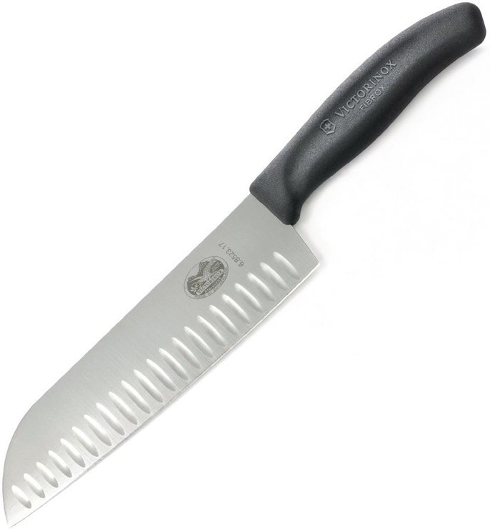  Victorinox Couteau Santoku alv&eacute;ol&eacute; 17cm Victorinox 