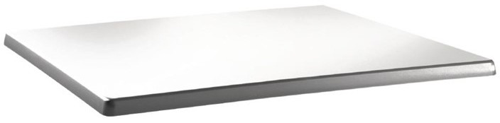  Topalit Plateau de table rectangulaire Classic Line 110x70cm blanc pur 