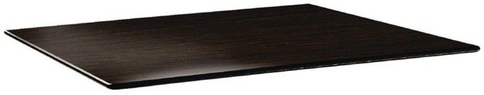  Topalit Plateau de table rectangulaire Smartline 120x80cm weng&eacute; 