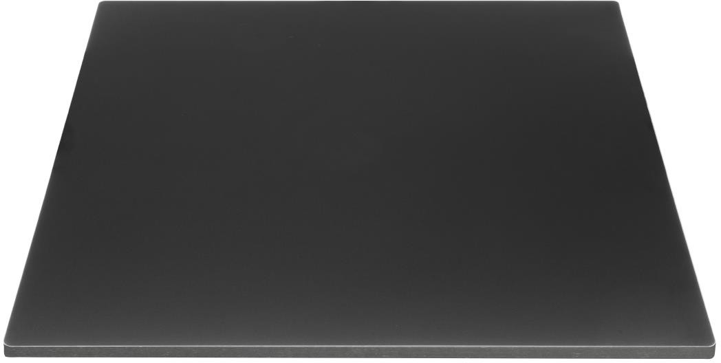  Bolero Plateau de table d'ext&eacute;rieur carr&eacute; noir mat 700 mm 