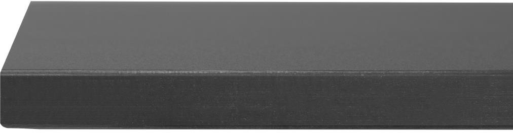  Bolero Plateau de table d'ext&eacute;rieur carr&eacute; noir mat 700 mm 