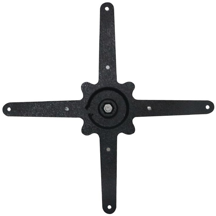  Bolero Pied de table rond chrom&eacute; Bolero 