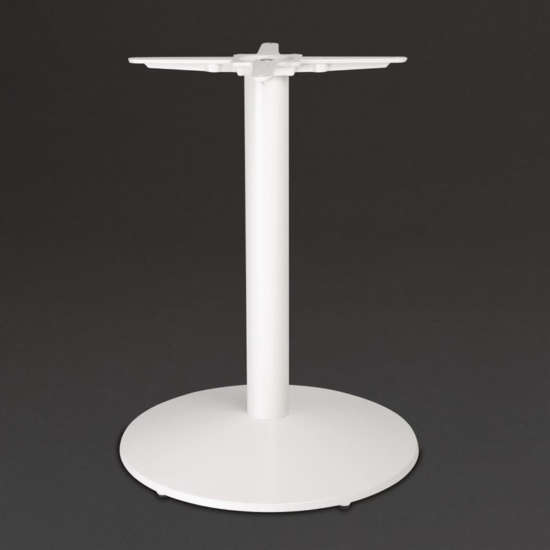  Bolero Pied de table en fonte blanc 