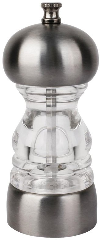  Olympia Moulin &agrave; sel et poivre en inox 135x55mm 