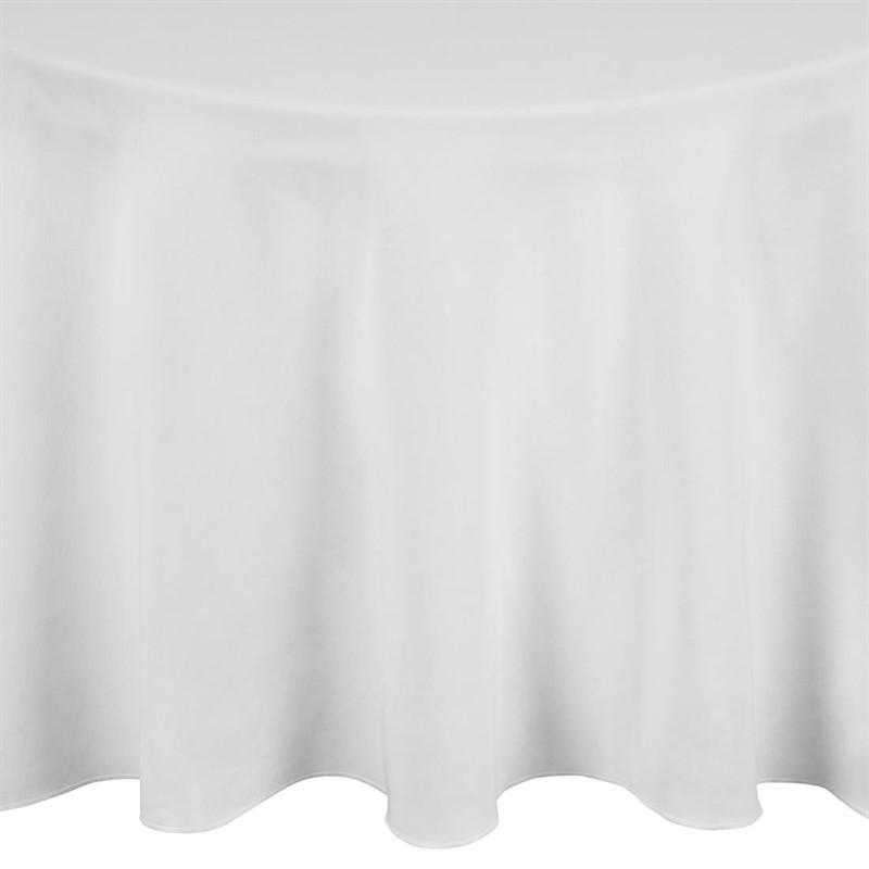  Mitre Essentials Nappe ronde blanche Occasions 2300mm 