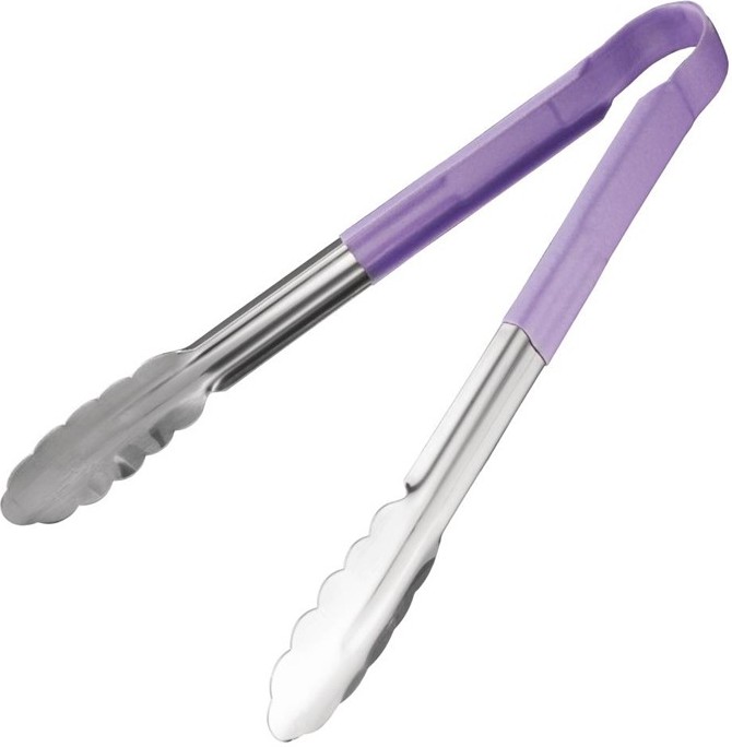  Vogue Pince de service code couleur 300mm violette 