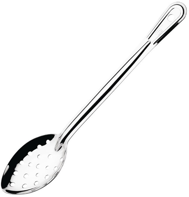  Vogue Cuill&egrave;re de service perfor&eacute;e en acier inoxydable 330mm 