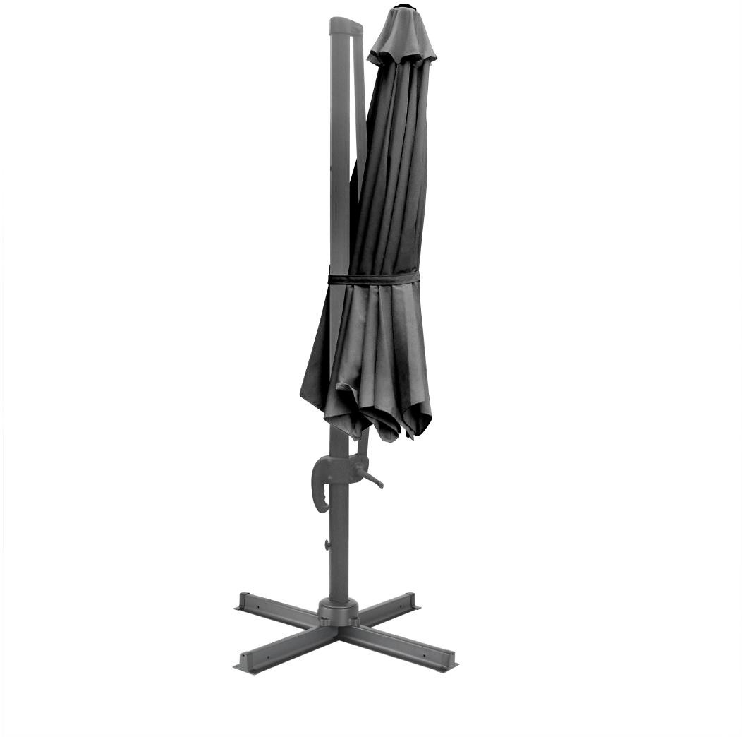  Bolero Parasol d&eacute;port&eacute; professionnel Venice noir 3,5 m 