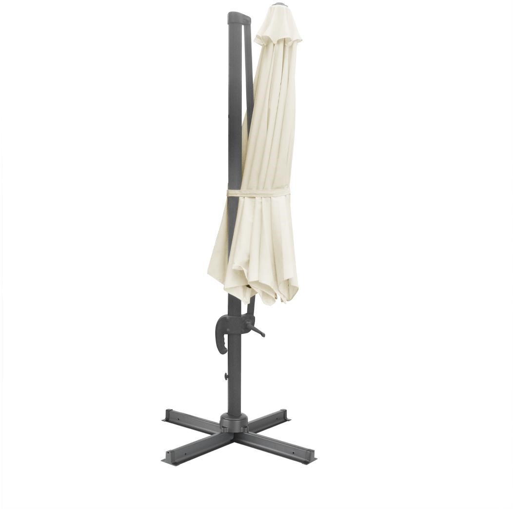  Bolero Parasol d&eacute;port&eacute; professionnel Venice cr&egrave;me 3,5 m 