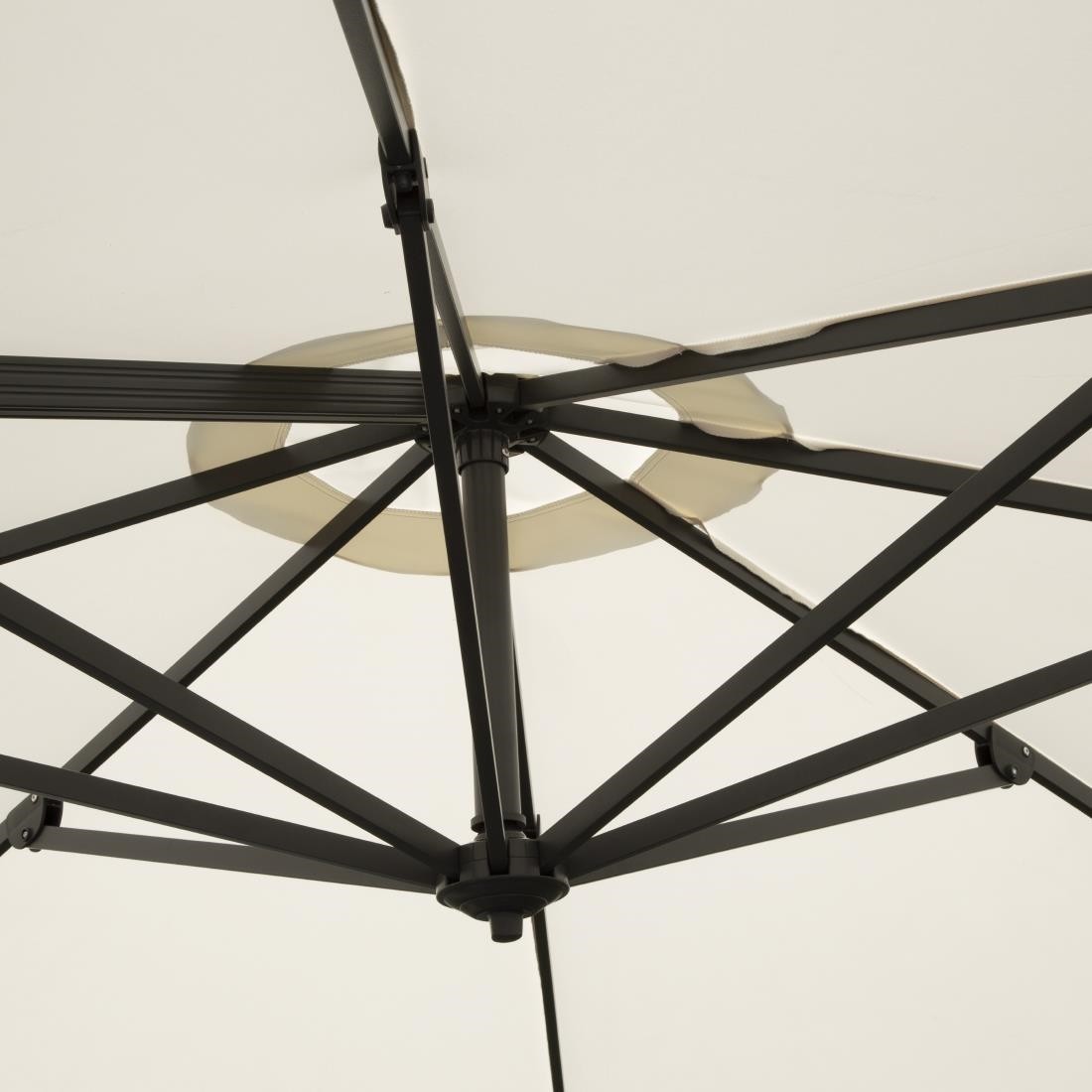 Bolero Parasol d&eacute;port&eacute; professionnel Venice cr&egrave;me 3,5 m 