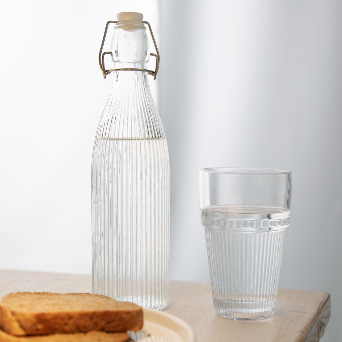  Olympia Gobelets empilables rainur&eacute;s 300ml (lot de 6) 