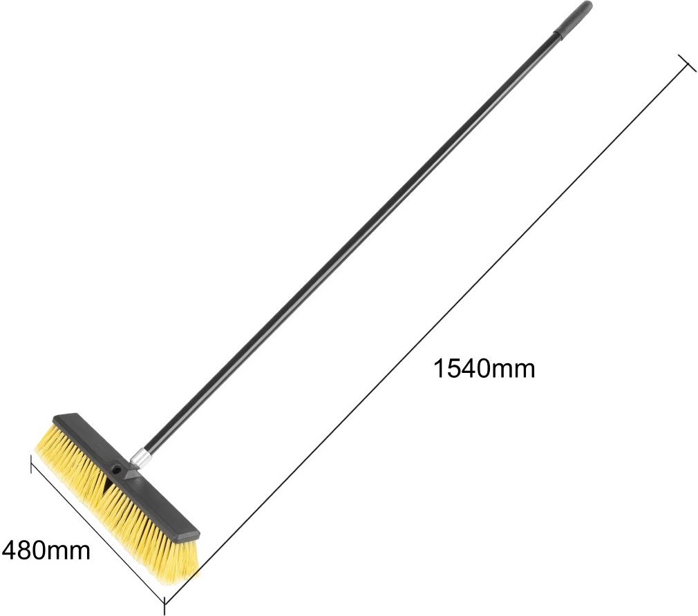  Jantex Set balai et manche robuste 1570mm 
