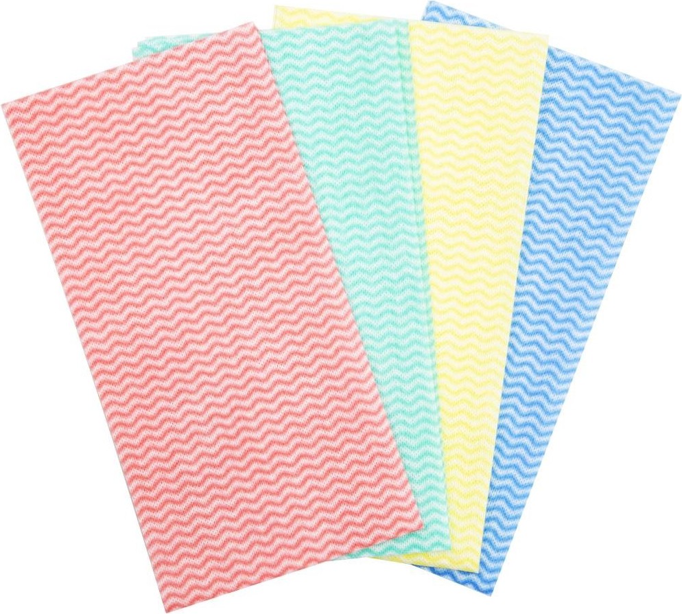  Jantex Chiffons non tiss&eacute;s verts (lot de 50) 