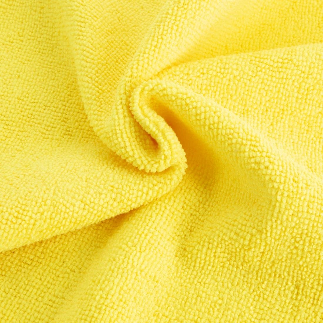 Jantex Chiffons en microfibre jaunes (lot de 5) 
