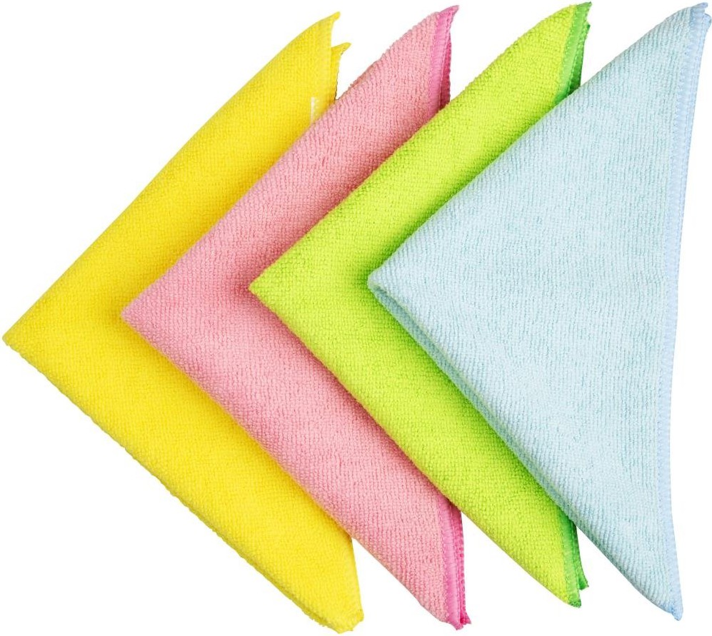  Jantex Chiffons en microfibre jaunes (lot de 5) 