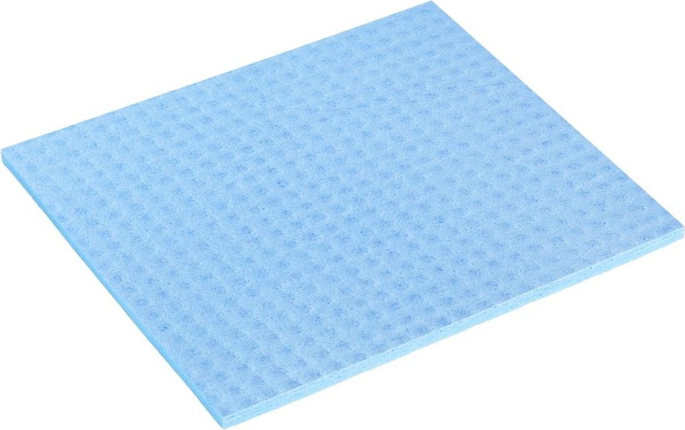  Jantex Chiffons de nettoyage en &eacute;ponge bleus (lot de 10) 