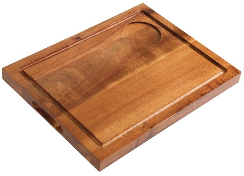  Olympia Grande planche &agrave; steak en bois d'acacia Olympia 